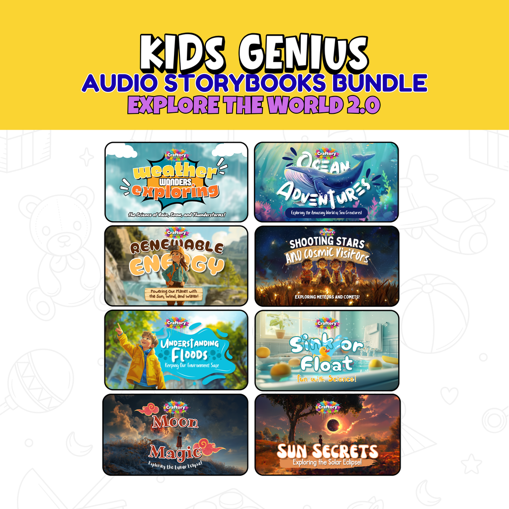 Kids Genius Audio Storybook Master Bundle – Exploring the World 1.0–6.0
