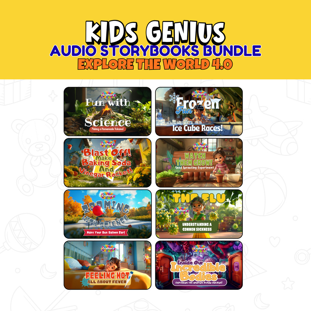 Kids Genius Audio Storybook Master Bundle – Exploring the World 1.0–6.0